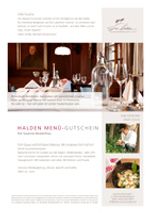 HaldenMenü-Gutschein | 1 Person